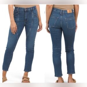 FREE PEOPLE Beacon Mid Rise Slim Cropped
Jeans